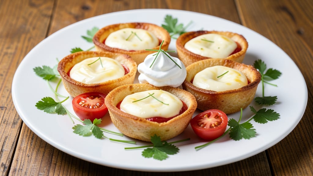 Tomato Egg Ring Recipe: Crispy Tortilla Cups with Foil-Sealed Yolk Brilliance and Zesty Herb Filling