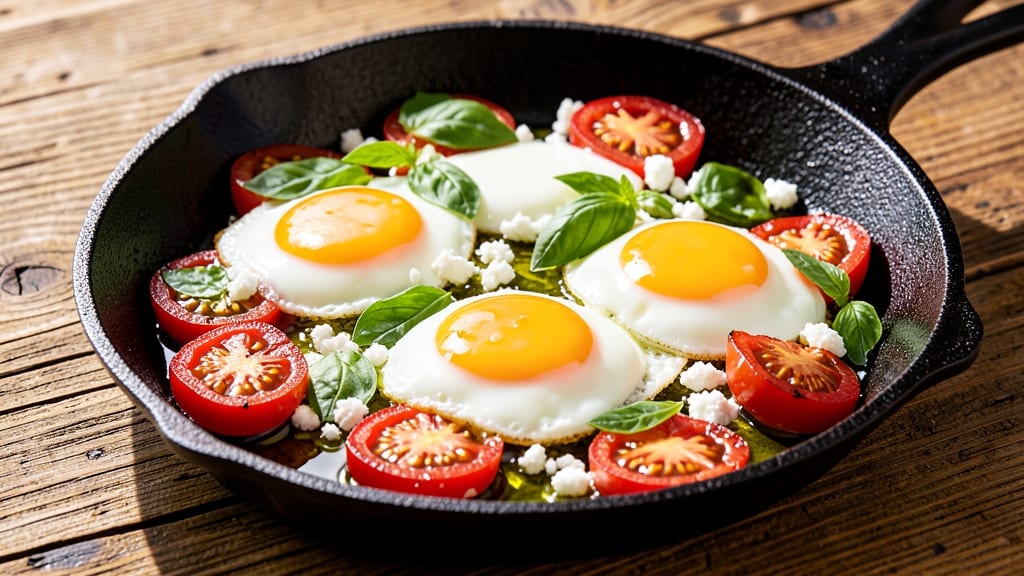 Tomato Egg Skillet Recipe: One-Pan Breakfast With Crispy Edges and Runny Yolk Magic