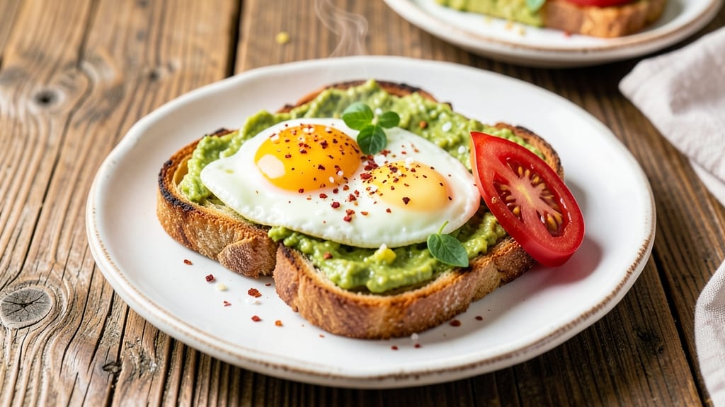 Avocado Toast Recipe with Egg and Tomato: Crispy Bread Meets Runny Yolk Brilliance
