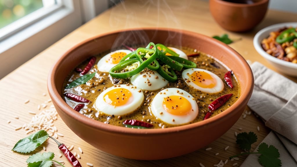 South Indian Egg Masala Recipe: Spiced Coconut Curry With Runny Yolk Magic