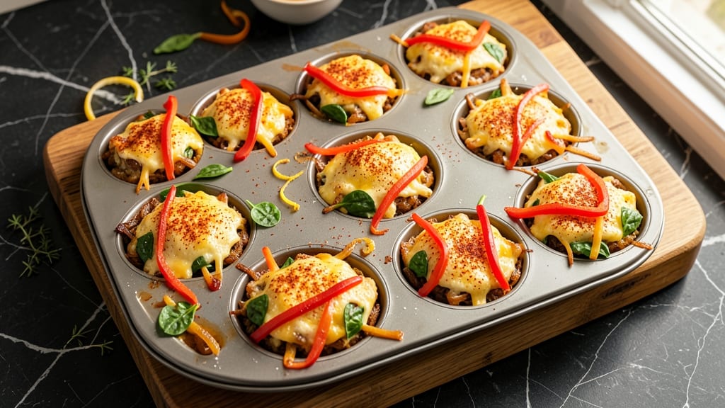 Veggie Cheese Egg Muffins Recipe: Meal-Prep Powerhouses With Crispy Edges
