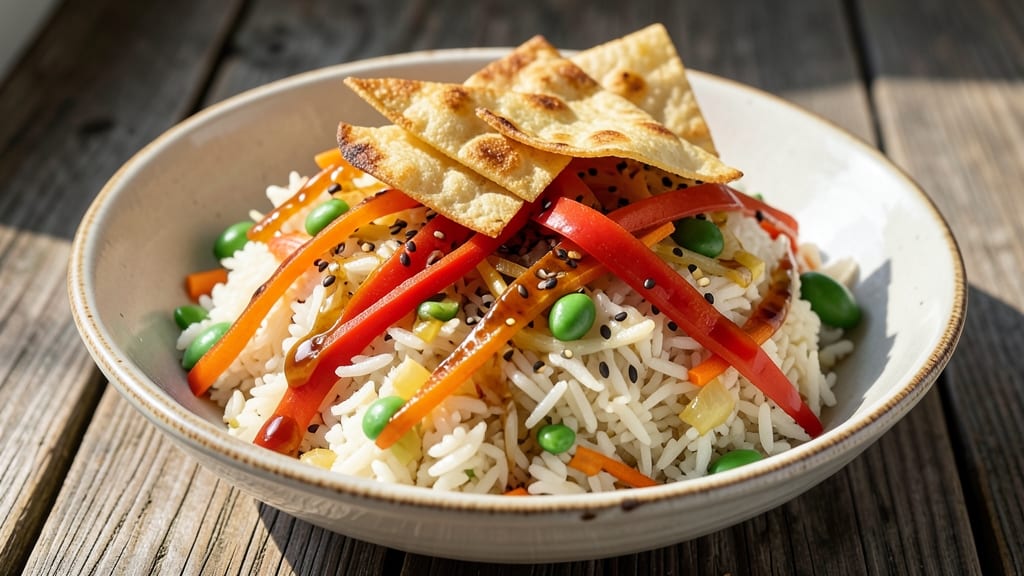 Uncle Ben's Egg Fried Rice Recipe: Crispy Tortilla Cups With Silky Yolk Surprise