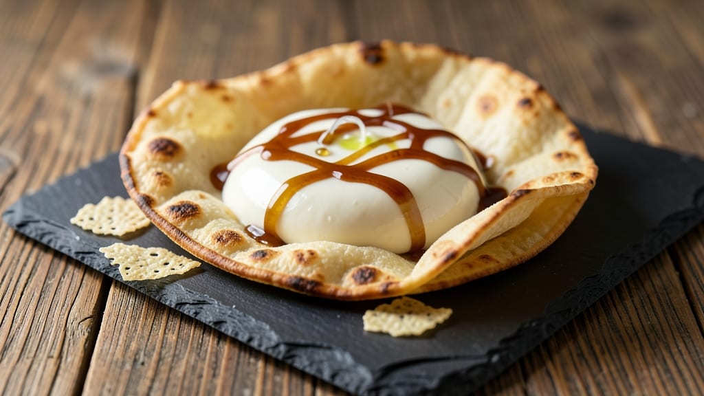Vegan Creme Egg Recipe: Silky Coconut Cashew Filling in Crispy Tortilla Cups