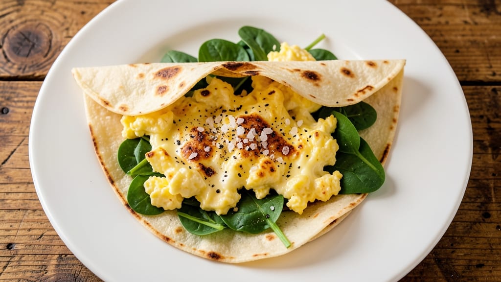 Starbucks Egg Spinach Wraps Recipe: Tortilla-Crisped Eggs with Foil-Sealed Yolk Hearts
