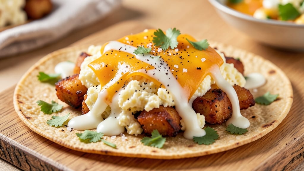 Scrambled Egg Tacos Recipe: Crispy Tortilla Cups with Foil-Sealed Yolk Treasure