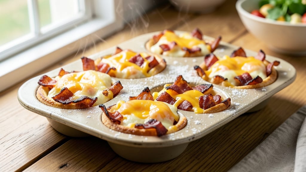 Bacon, Egg, and Cheese Cups Recipe: Foolproof Breakfast Bites in 15 Minutes