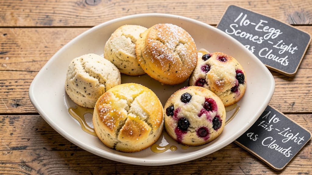 No-Egg Scones Recipe: Flaky Layers With Buttery Vanilla Swirls
