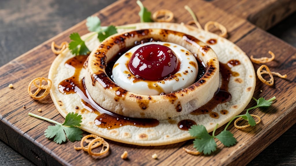 Asian Jammy Egg Recipe: Crispy Tortilla Cups With Silky Yolk Treasure