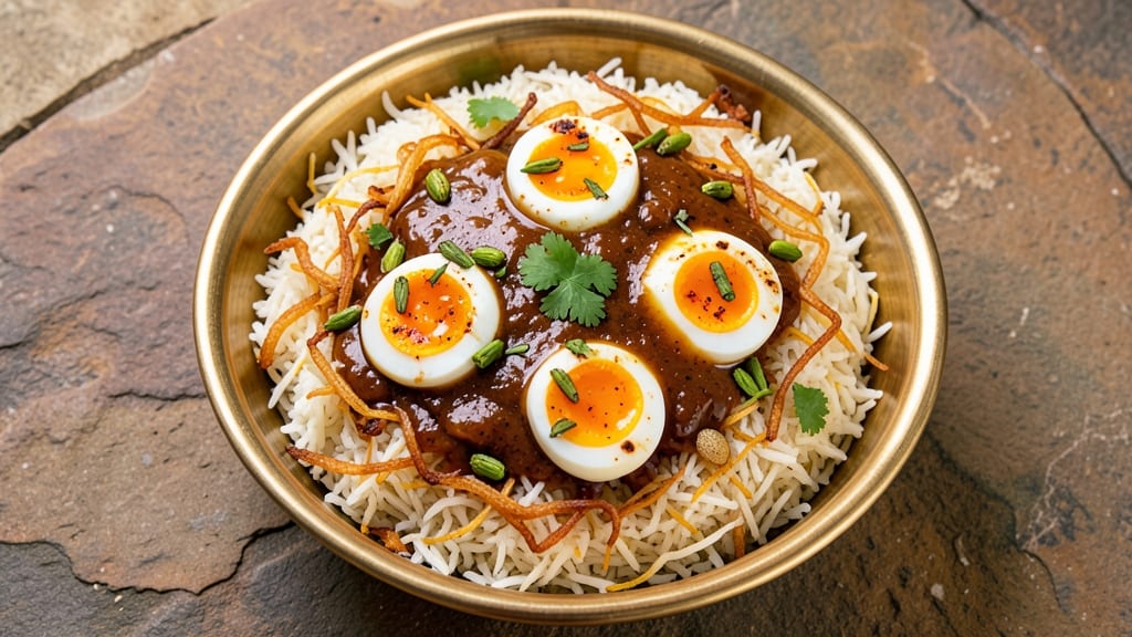 Ambur Egg Biryani Recipe: Fragrant Saffron Rice with Spiced Eggs and Tamarind Kiss
