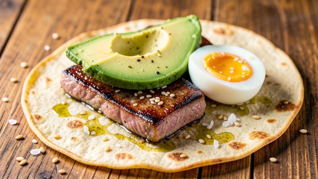 Tuna Egg Avocado Recipe: Crispy Tortilla Cups with Smoky Yolk Magic