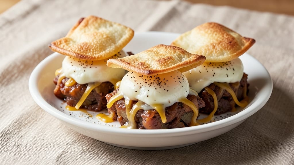 Smashed Potato Egg Bites Recipe: Crispy Tortilla Shells With Fluffy Yolk Hearts