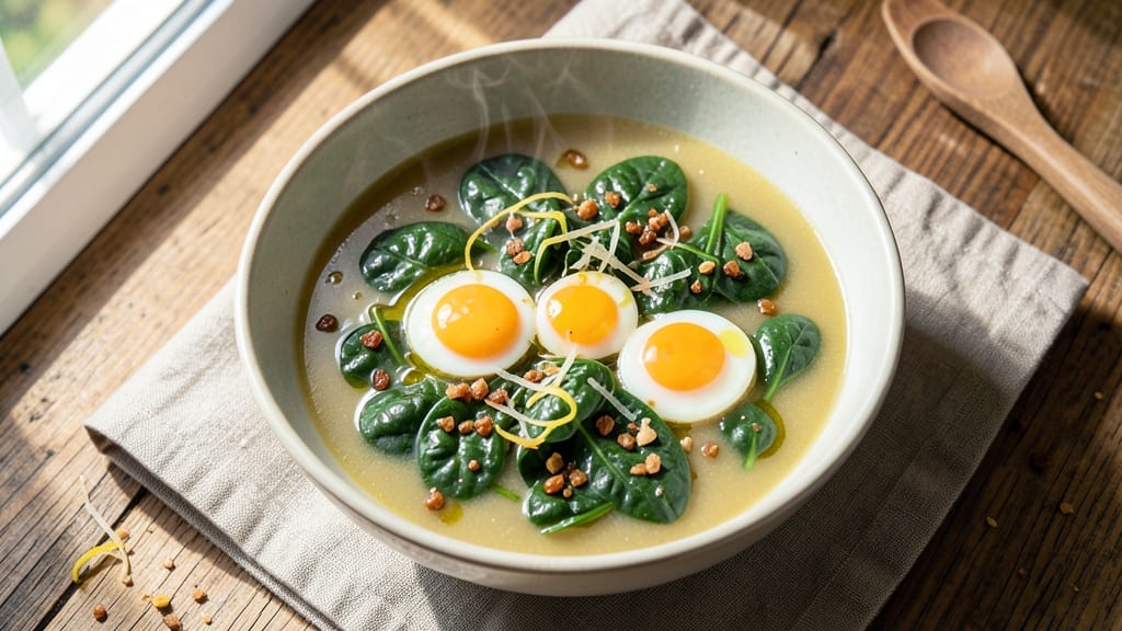 Spinach Egg Soup Recipe: Velvety Green Comfort in 20 Minutes