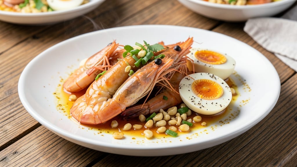 Shrimp With Salted Egg Recipe Pinoy: Crispy Garlic Shrimp Hugging Silky Egg Yolk