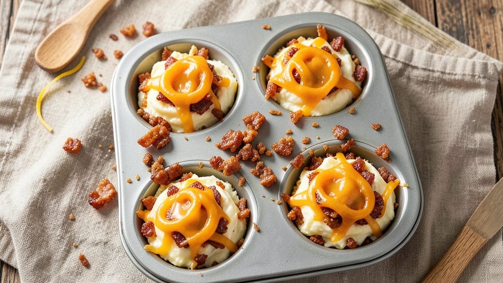 Turkey Bacon Egg Bites Recipe: Crispy Bacon and Runny Yolk Bites