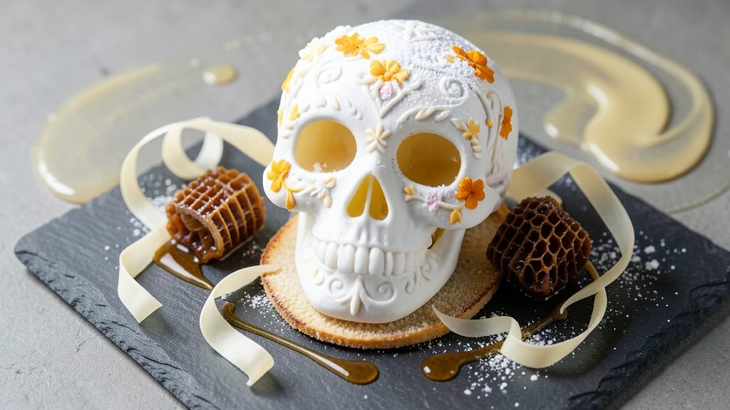 Sugar Skull Recipe With Egg Whites: Vibrant Marigold Designs Without the Sugar Crash