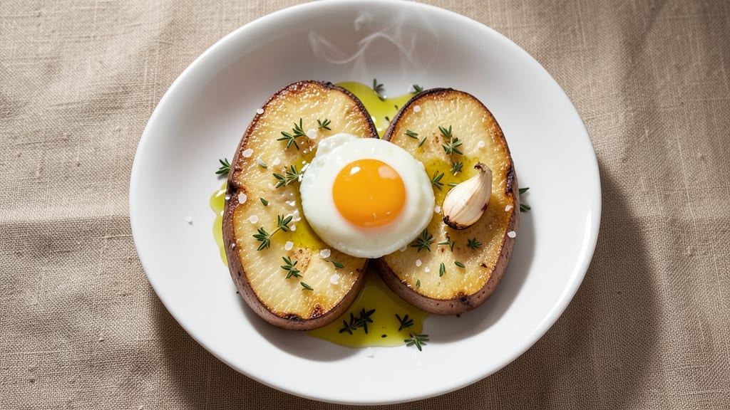 2 Potatoes and 1 Egg Recipe: Crispy Shells With Silky Yolk Heart
