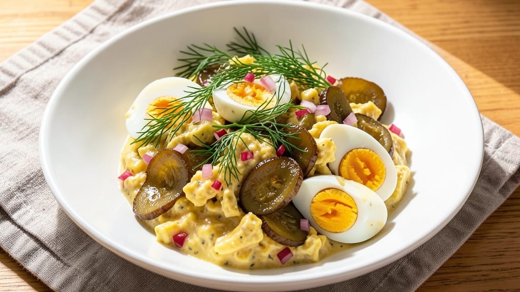Spicy Dill Pickle Egg Salad Recipe: Zesty Kick With Crunchy Texture Twist
