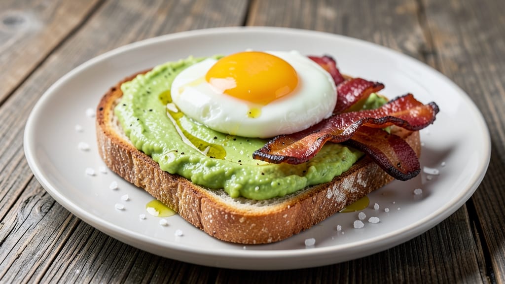 Avocado Bacon Egg Toast Recipe: Crispy Crunch Meets Creamy Avocado Yolk Fusion