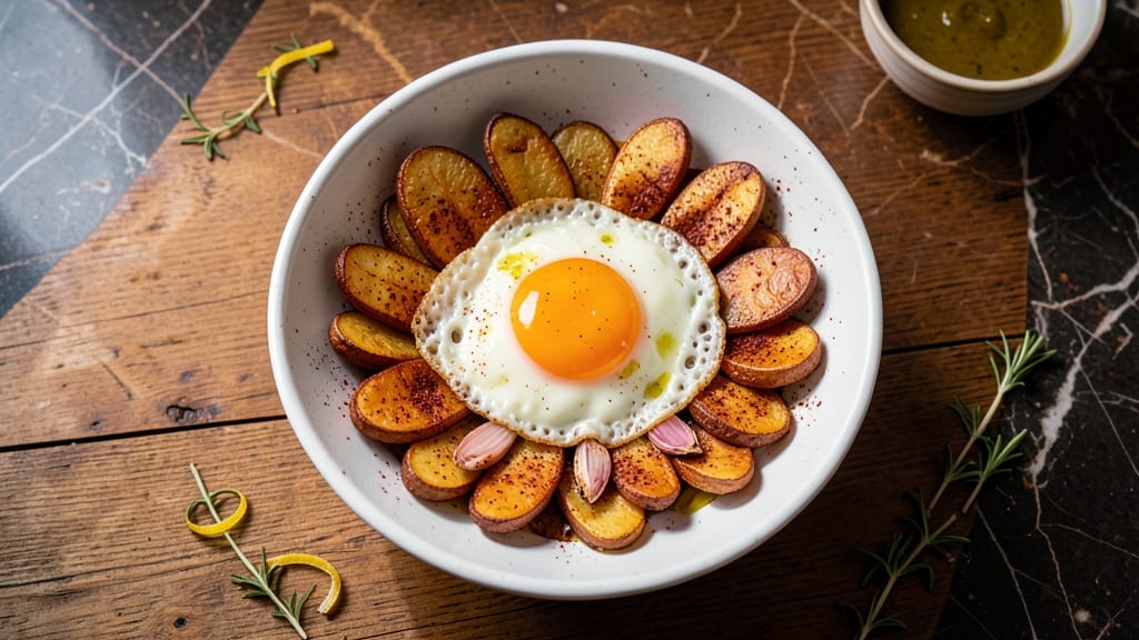 Spanish Fried Eggs Recipe: Tortilla-Crisped Yolk That Stays Runny