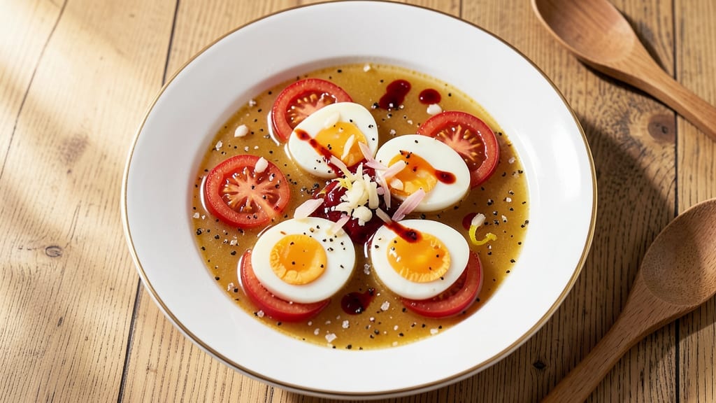 Tomato Egg Chinese Soup Recipe: Silky Yolk Swirls in Savory Broth