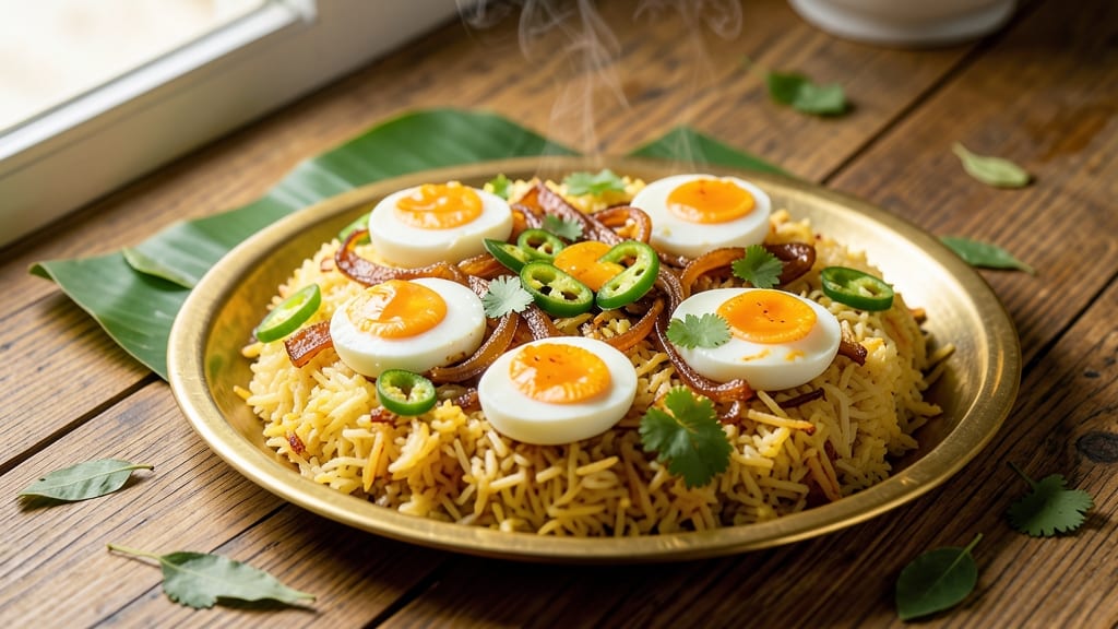 Thalappakatti Egg Biryani Recipe: Fragrant Rice and Spiced Eggs in One Pot