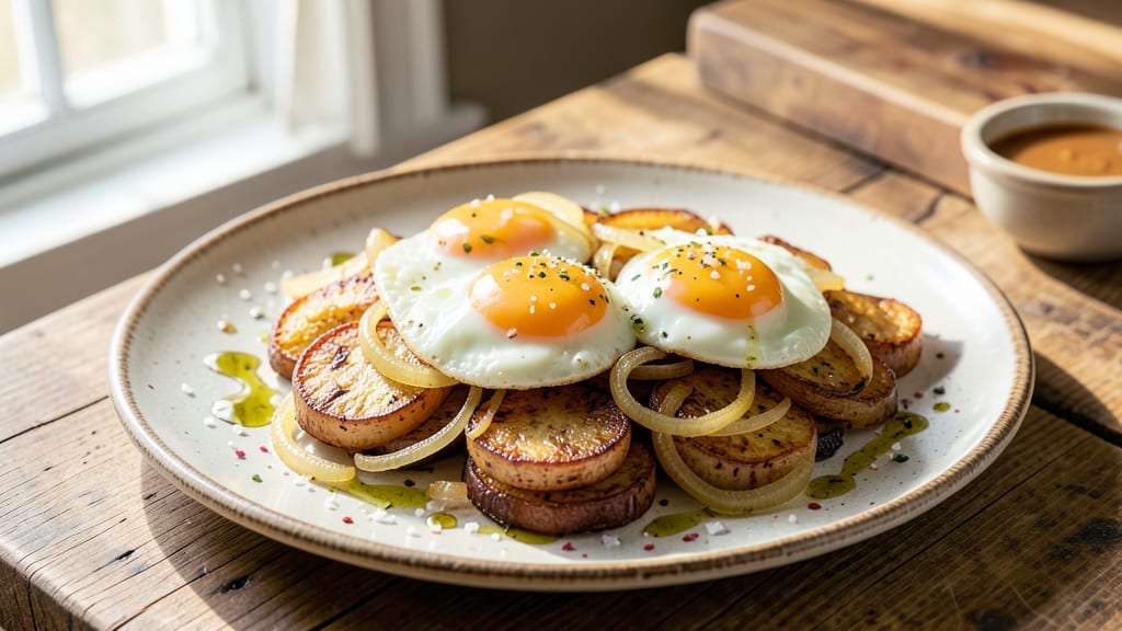 Turnip and Egg Scramble Recipe: Savory Root Hash With Silky Yolk Ribbons