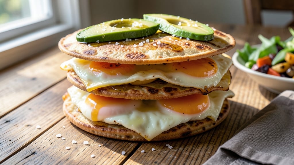 Tortilla Egg Sandwich Recipe: Crispy Wraps With Runny Yolk Delight