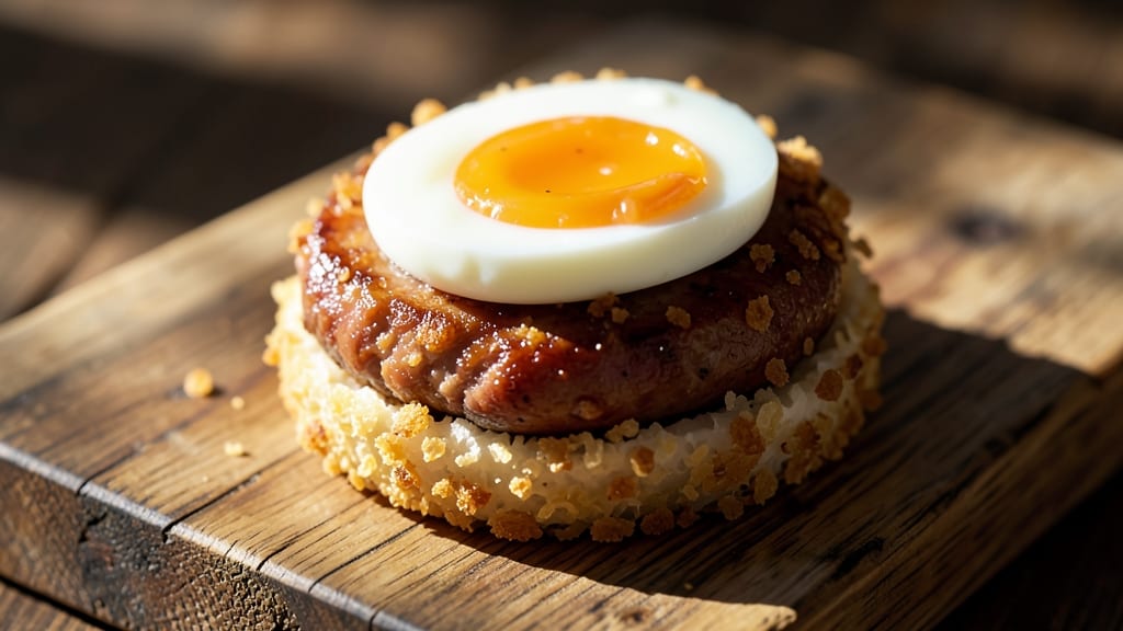 Traditional Scotch Egg Recipe with Sausage: Crispy Panko Crust and Savory Yolk Heart