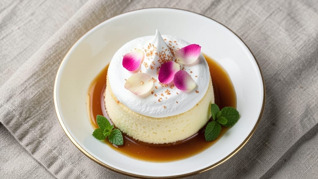 Steamed Egg Cake Recipe: Silky Layers With Fragrant Floral Notes