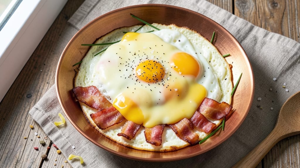 Bacon, Egg, and Cheese Omelette Recipe: Crispy Edges and Foolproof Fluff