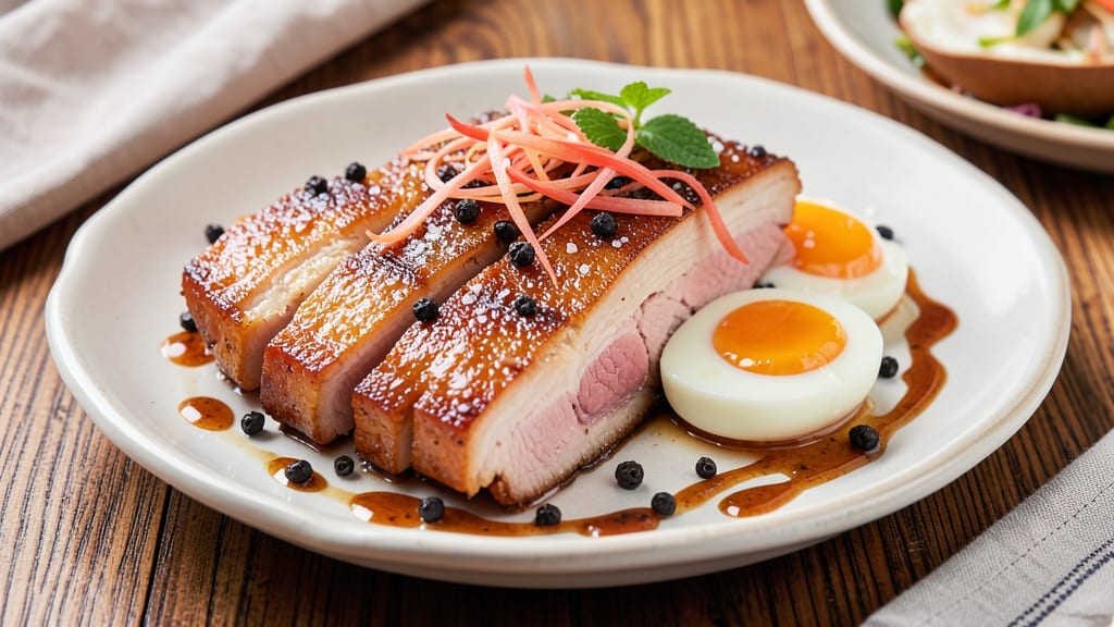 Vietnamese Pork Belly and Egg Recipe: Crispy Rind Meets Silky Poached Eggs