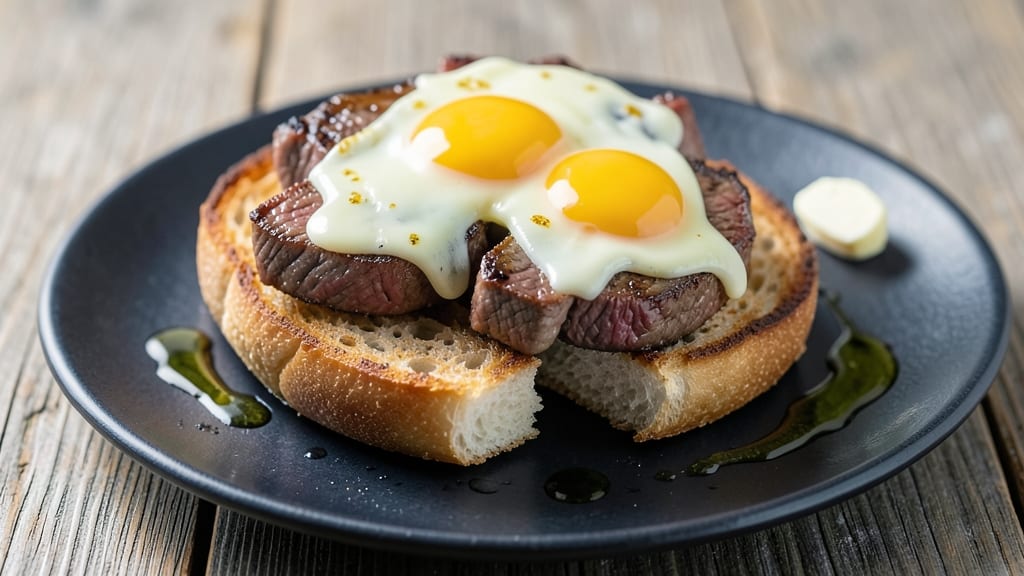 Steak Egg and Cheese Bagel Copycat Recipe: Crispy Toasted Bagels With Runny Yolk Magic
