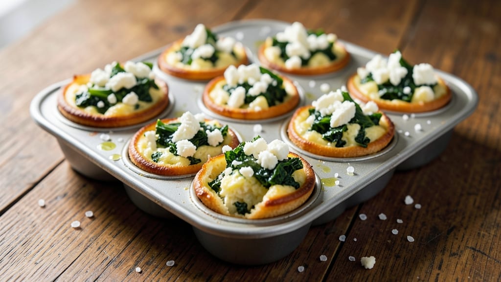 Starbucks Kale Egg Bites Recipe: Savory Spinach and Feta Bites in 15 Minutes