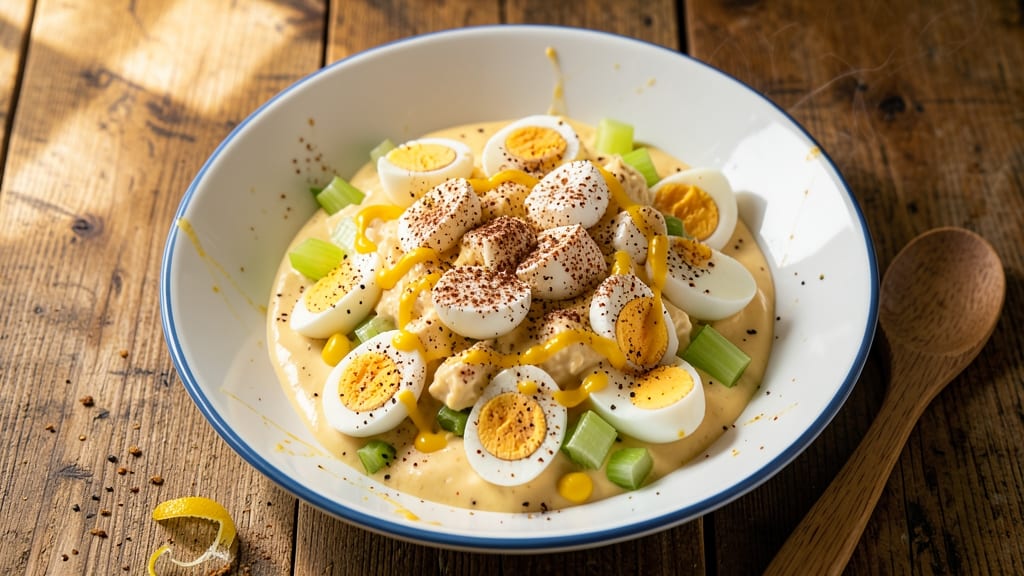 Soul Food Egg Salad Recipe: Smoky Paprika and Celery-Kissed Creaminess