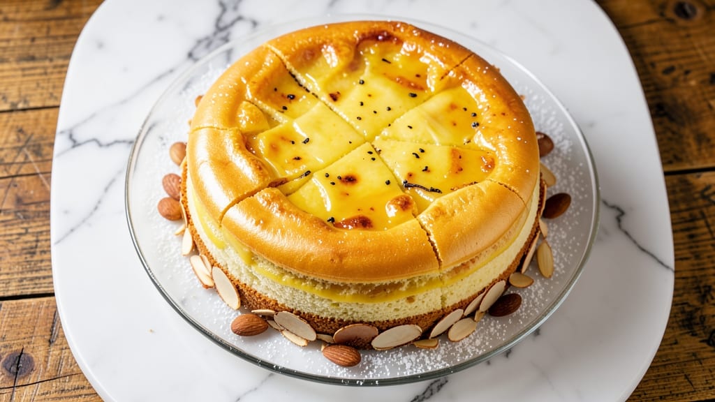 12 Egg Yolks Cake Recipe: Buttery Vanilla Swirls With Foil-Sealed Center