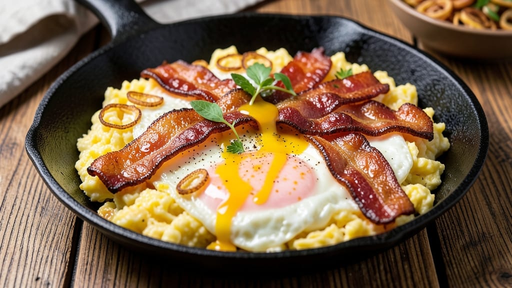 Bacon and Eggs Recipe Ideas: Crispy-Edge Breakfast Bites With Runny Yolk Magic