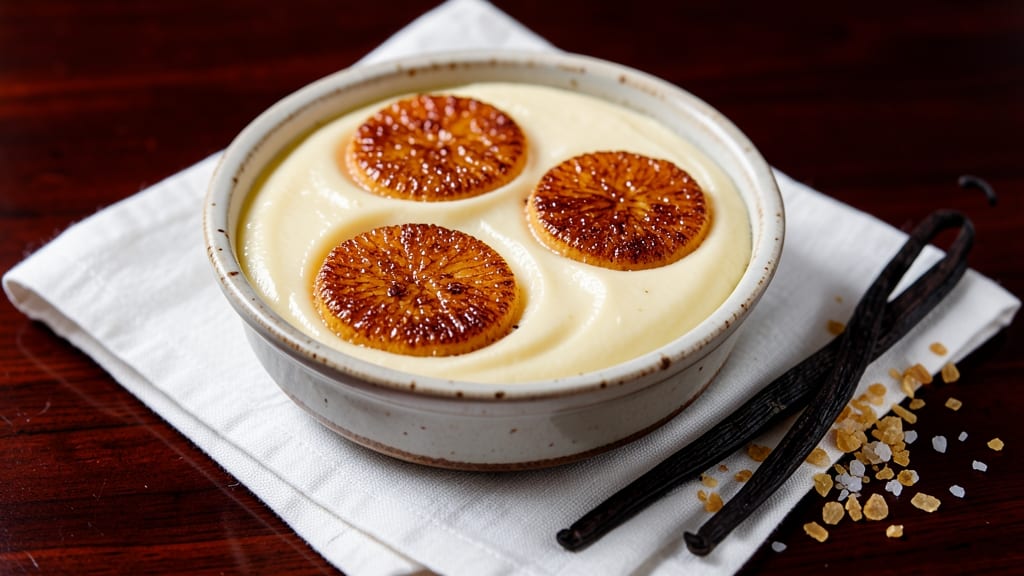 4 Egg Yolk Crème Brûlée Recipe: Silky Vanilla Custard With Caramelized Sugar Crunch