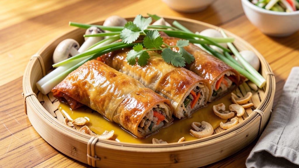 Vietnamese Egg Roll Recipe with Carrots: Crispy Wraps Packed with Sweet-Savory Filling
