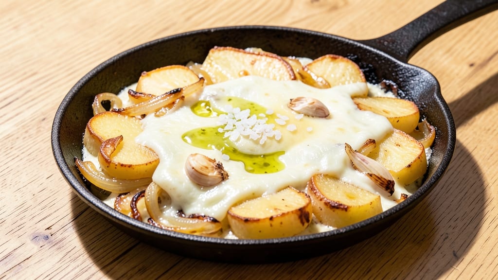 Spanish Egg Potato Tortilla Recipe: Crispy Edges and Runny Yolk Magic