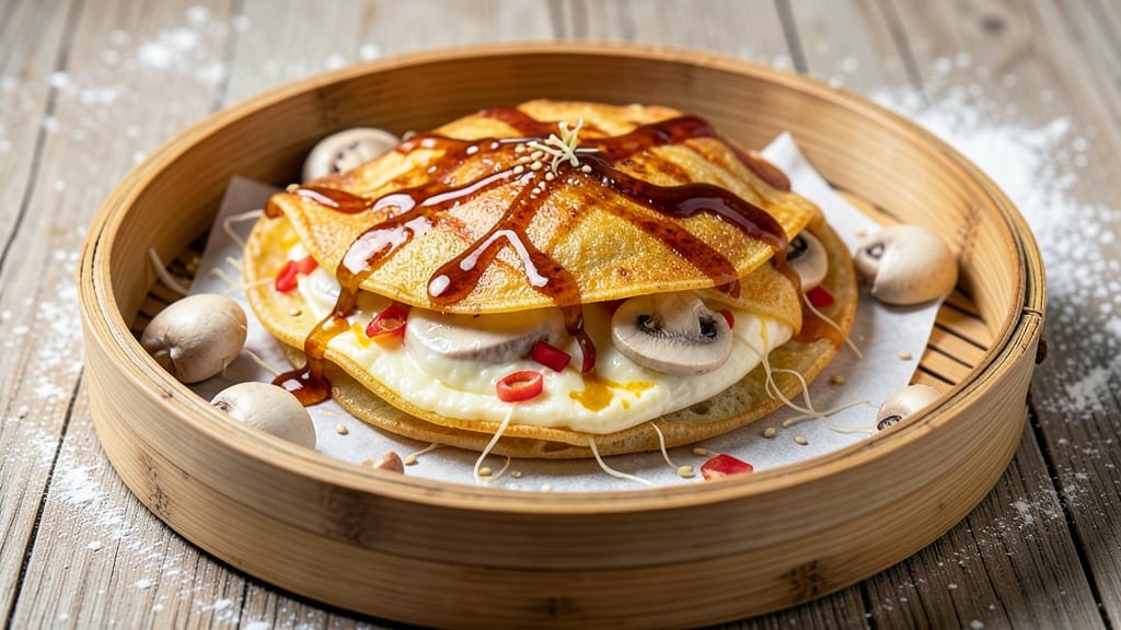 Vietnamese Egg Pancake Recipe: Fluffy Clouds with Fragrant Turmeric and Shallots