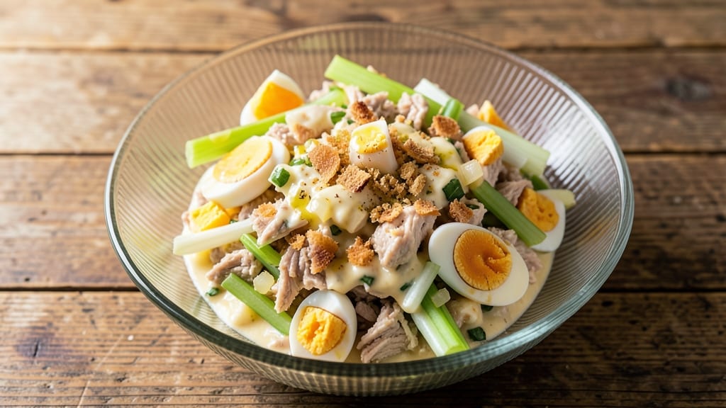 Southern Tuna Salad Recipe With Egg and Mayo: Crunchy Celery and Perfect Mayo Balance