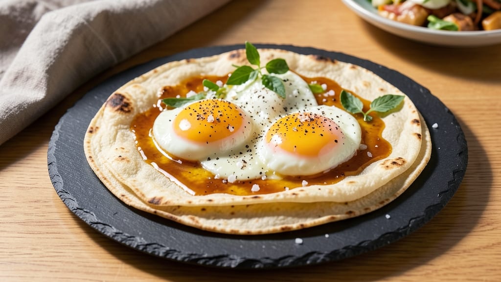 Switched Eggs Recipe: Crispy Tortilla Crunch With Foil-Sealed Yolk Magic