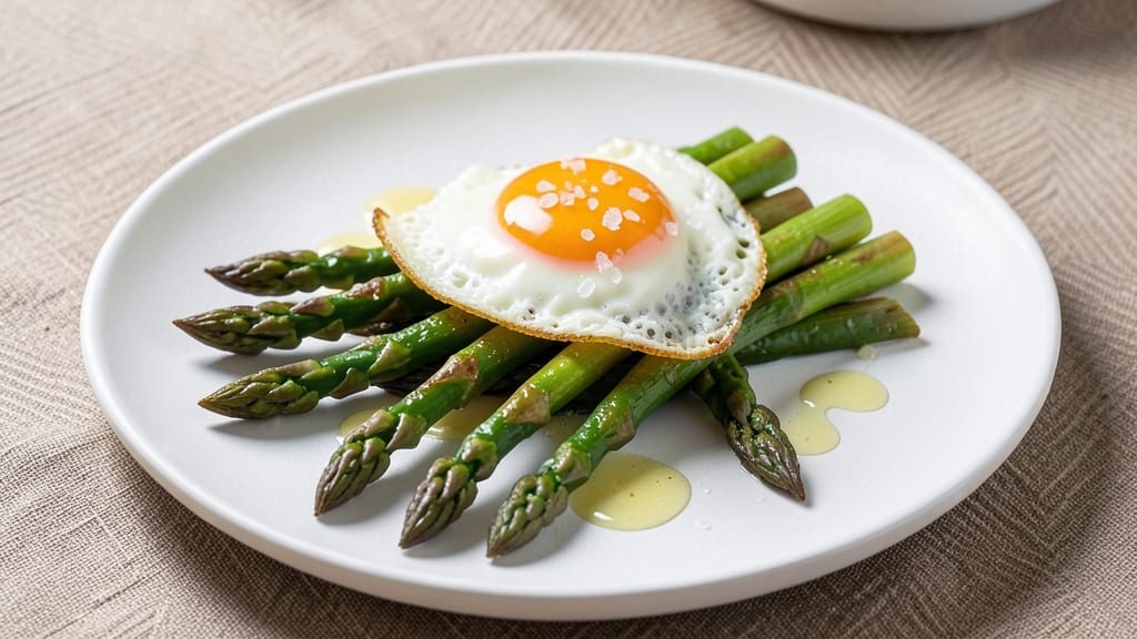 Asparagus and Fried Eggs Recipe: Crispy Greens and Runny Yolk Brilliance