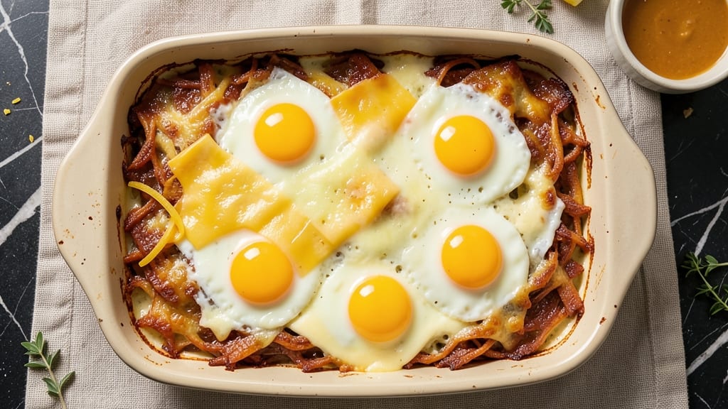 Amish Egg Casserole Recipe: Savory Hash Browns and Cheese Bake