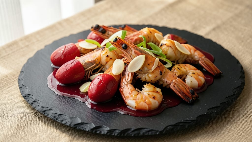 Shrimp and Red Eggs Recipe: Spicy-Sweet Breakfast Fusion in One Pan