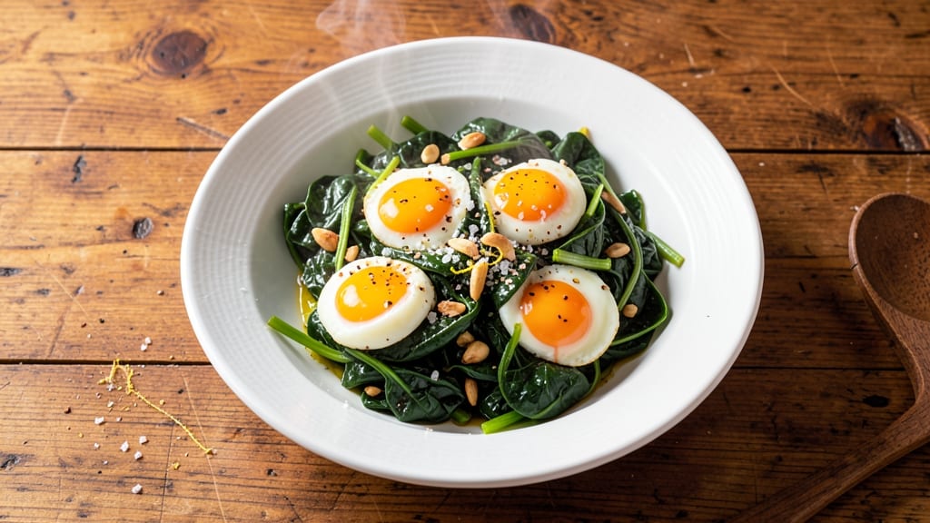 Stir Fried Spinach With Egg Recipe: Wok-Hot Eggs and Silky Greens in 10 Minutes