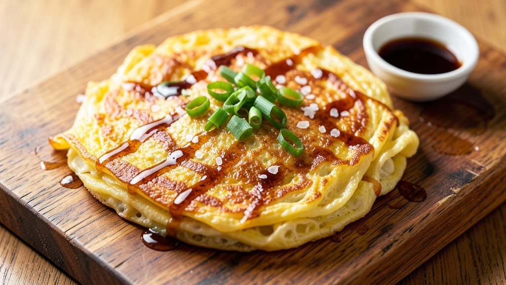 Taiwanese Egg Pancake Recipe: Fluffy Layers With Crispy Edges and Silky Yolk Center