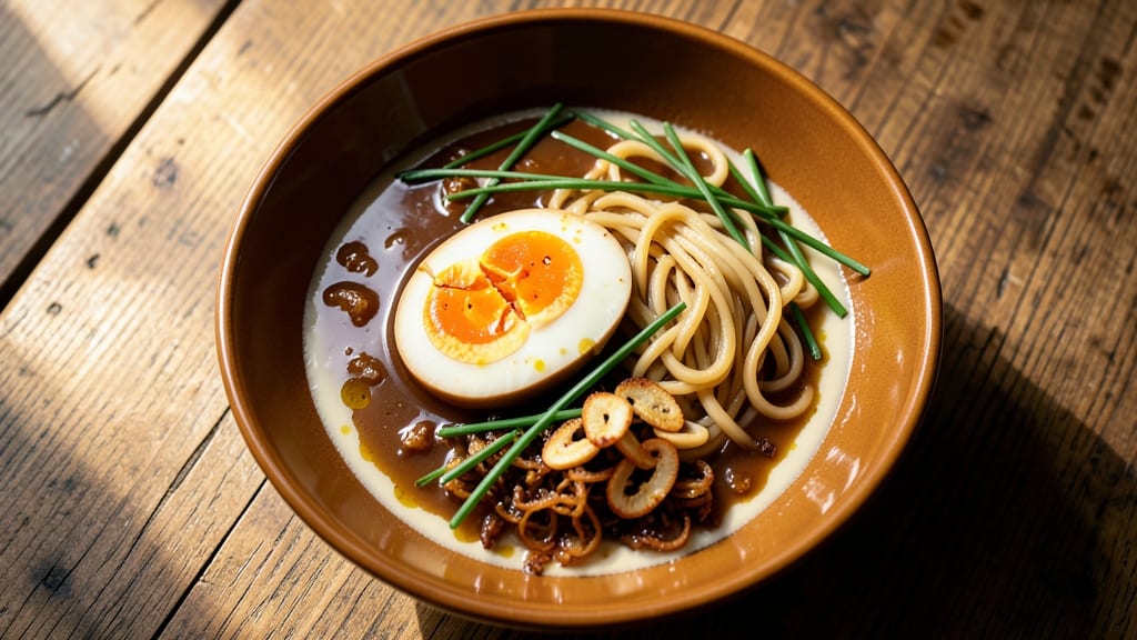 Tamago Ramen Egg Recipe: Crispy Tortilla Cups With Foil-Sealed Yolk Treasure