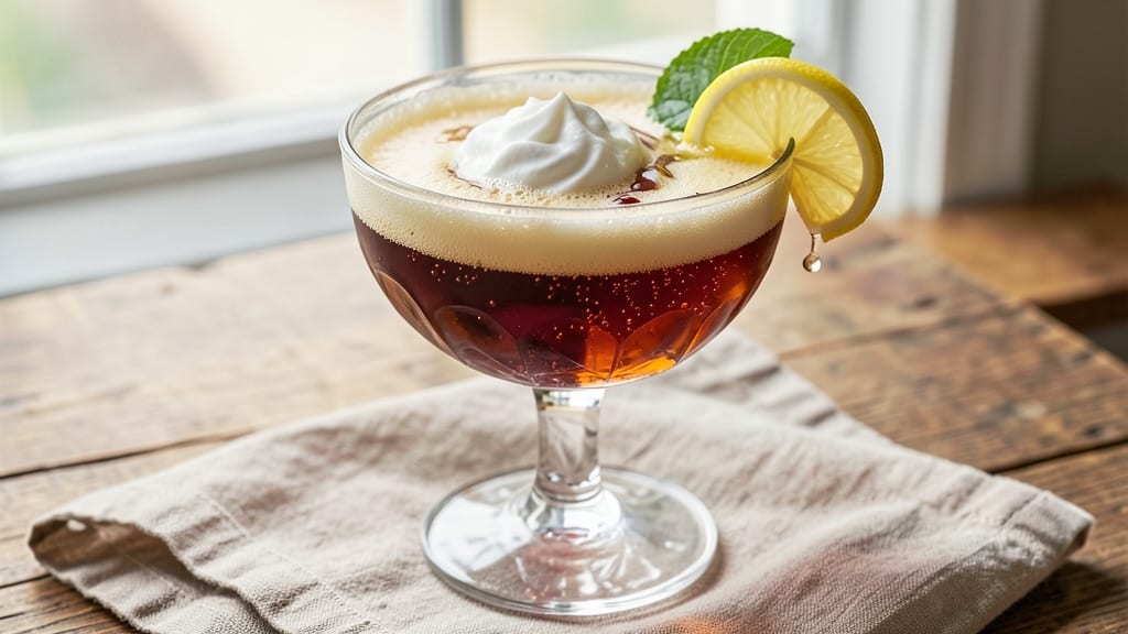 Sloe Gin Fizz Recipe With Egg Whites: Bubbly Breakfast Sparkle in Minutes
