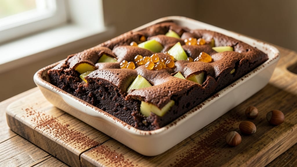 Apple Cocoa Egg Brownie Recipe: Rich Chocolate Depth With Moist Center